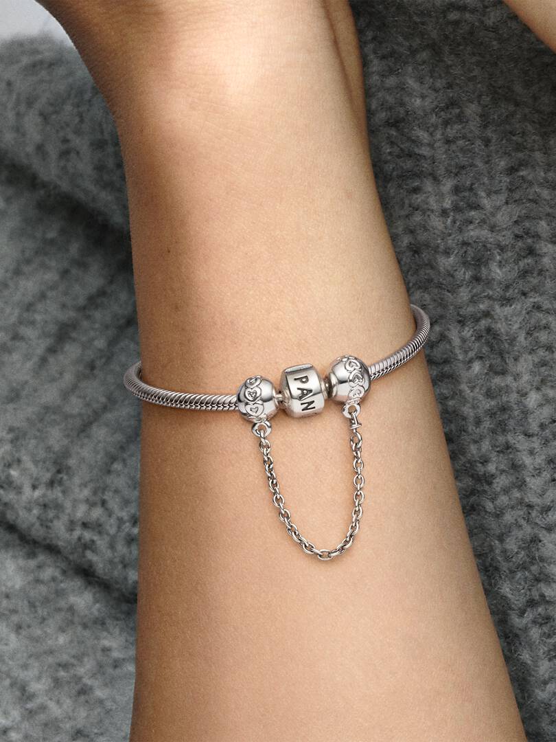 Band of Hearts Safety Chain Charm