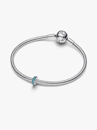 Ice Blue Stone Spacer Charm