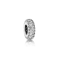 Clear Sparkle Spacer Charm