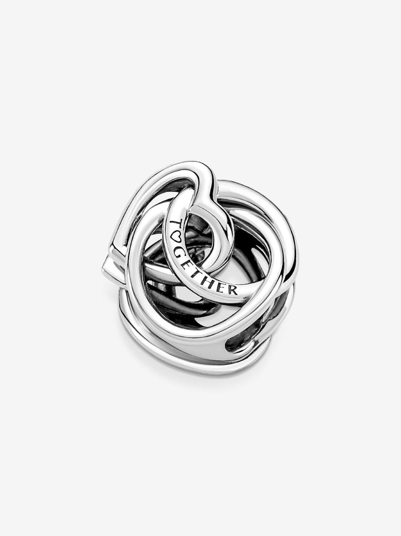 Family Always Encircled Heart Charm