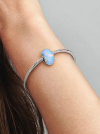 Opalescent Ocean Blue Charm
