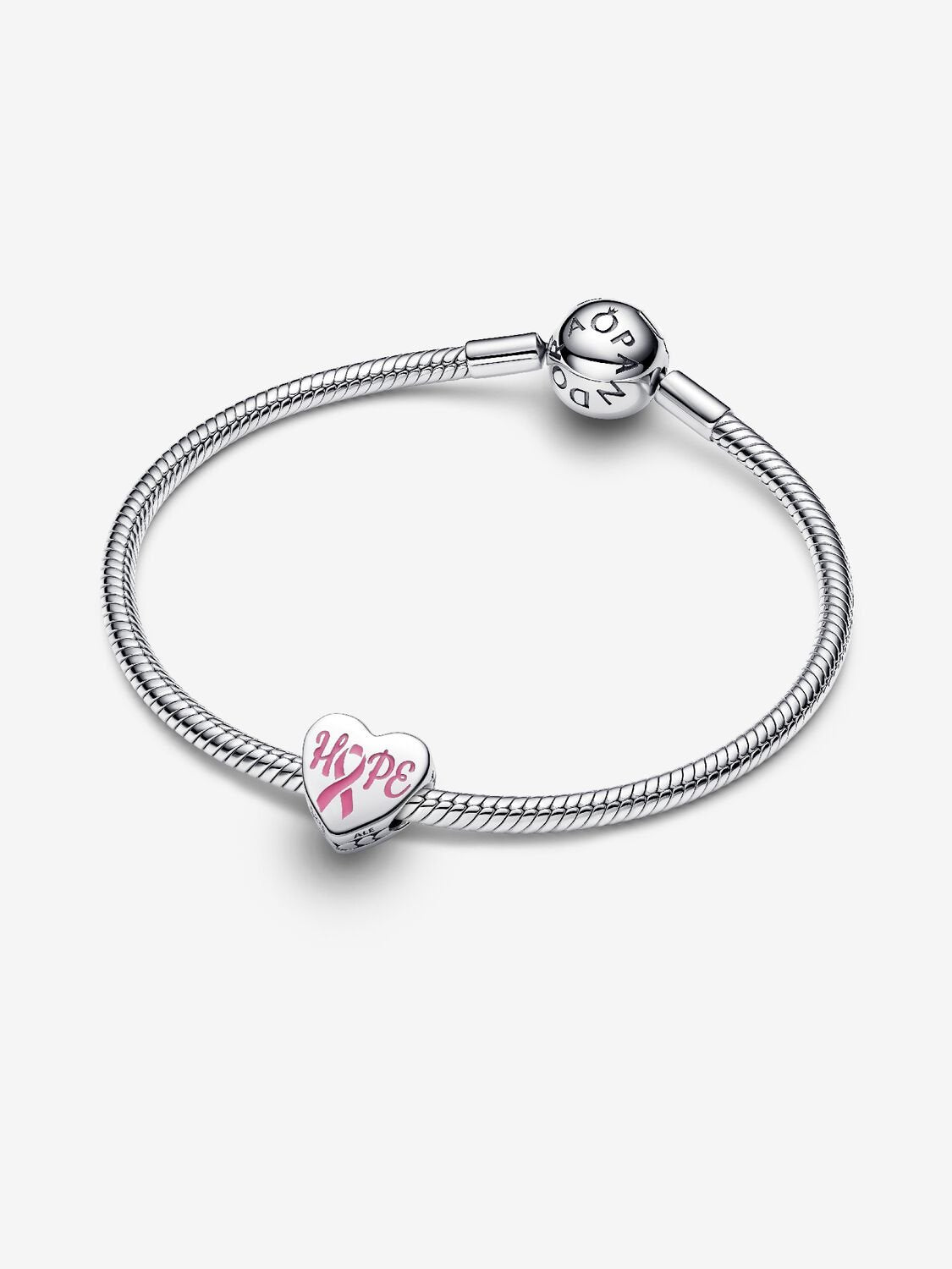 Hope pink Ribbon Charm