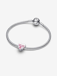 Hope pink Ribbon Charm