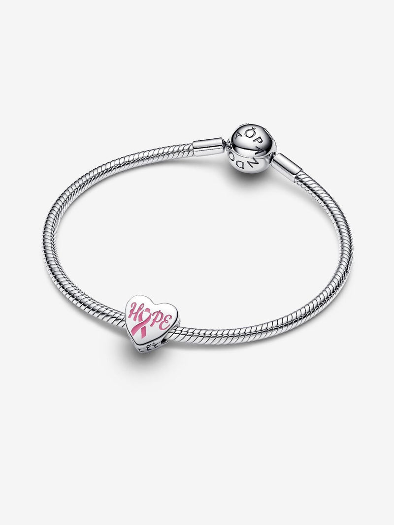 Hope pink Ribbon Charm