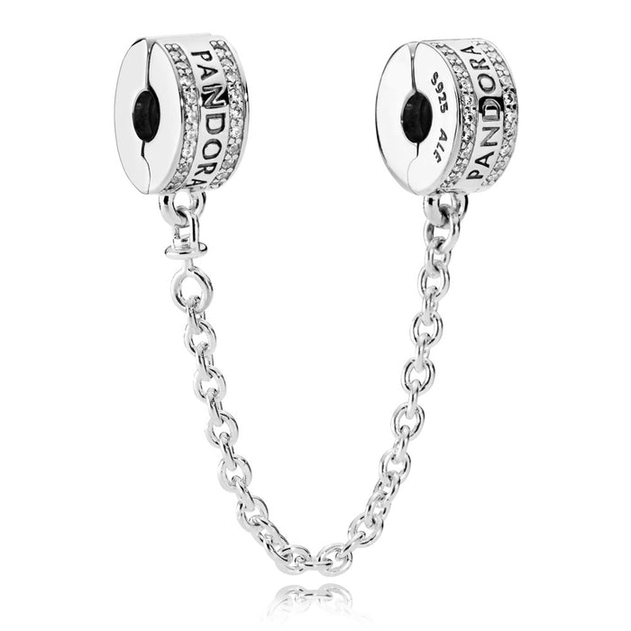 Logo Safety Chain Clip Charm