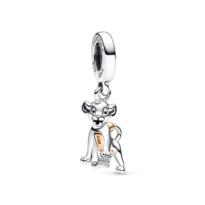 Disney 100 Simba sterling silver and 14k gold