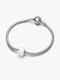 White Mini Murano Glass Charm