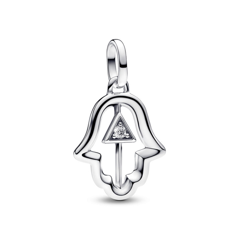 Hamsa Hand Medallion Charm