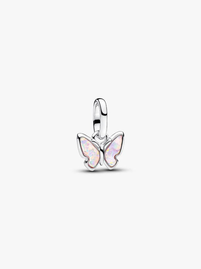 Pink Butterfly Mini Dangle Charm