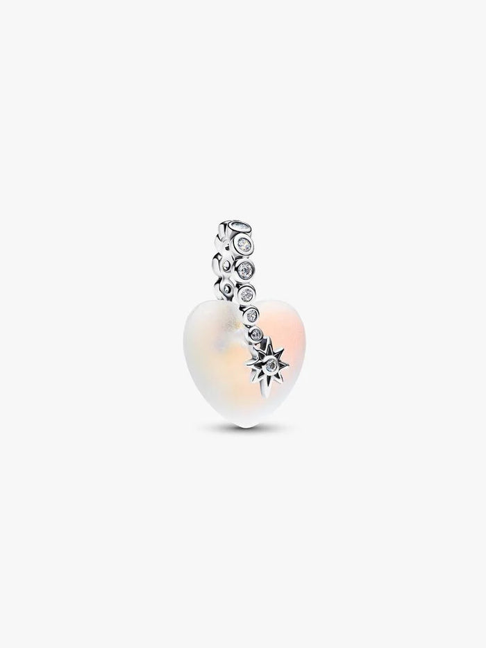 Shooting Star & Heart Dangle Charm