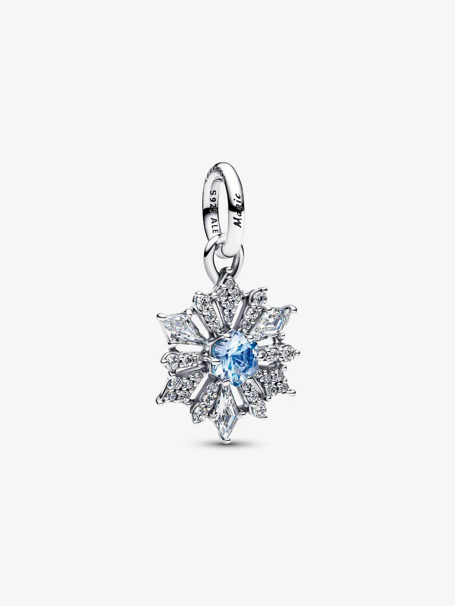 Disney Frozen Queen Elsa Snowflake Dangle Charm