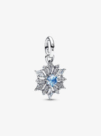 Disney Frozen Queen Elsa Snowflake Dangle Charm