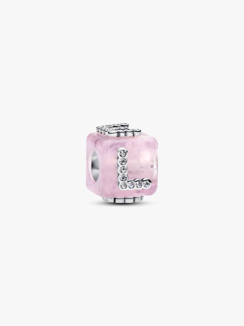 Murano Glass Love Cube Charm