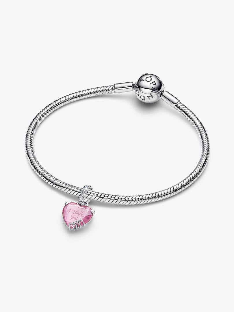 I Love You Mom Dangle Charm