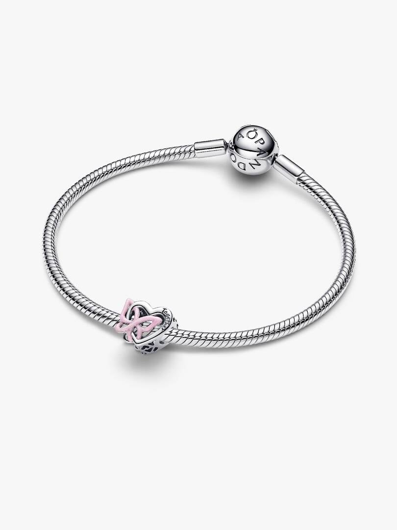 Entwined Heart & Butterfly Charm