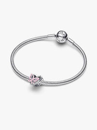 Entwined Heart & Butterfly Charm