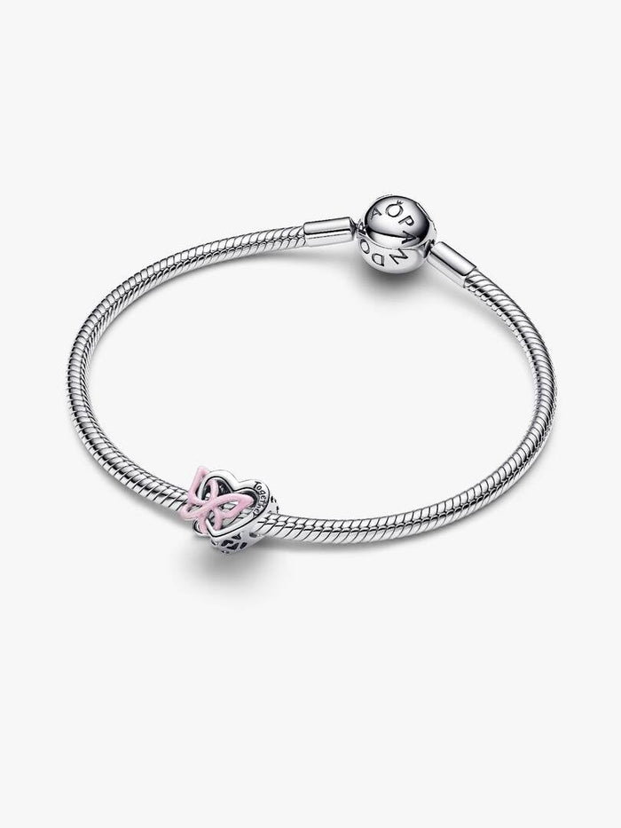 Entwined Heart & Butterfly Charm