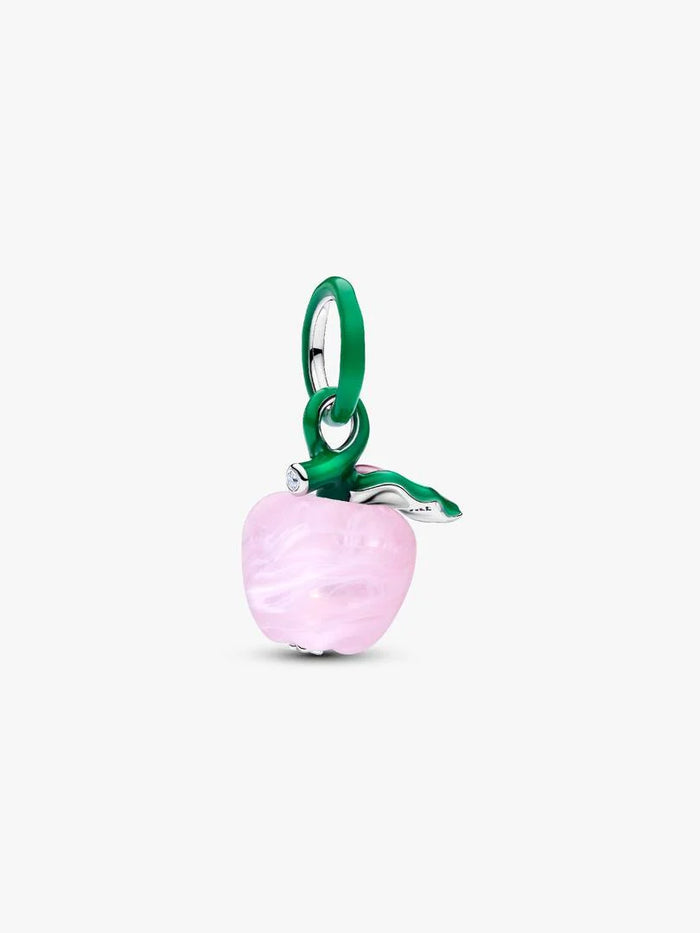 Murano Pink Apple Charm