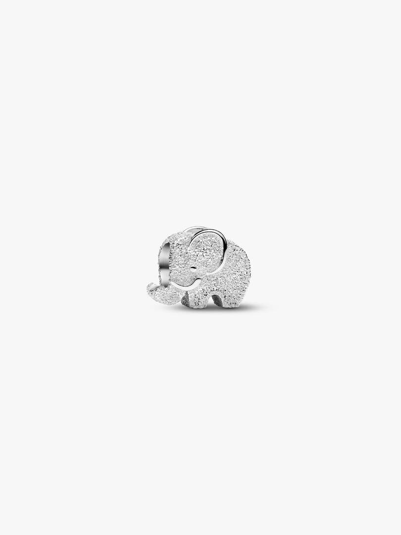 Textured Elephant Mini Charm