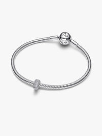 Sterling silver diamond pointed mini clip with silicone grip