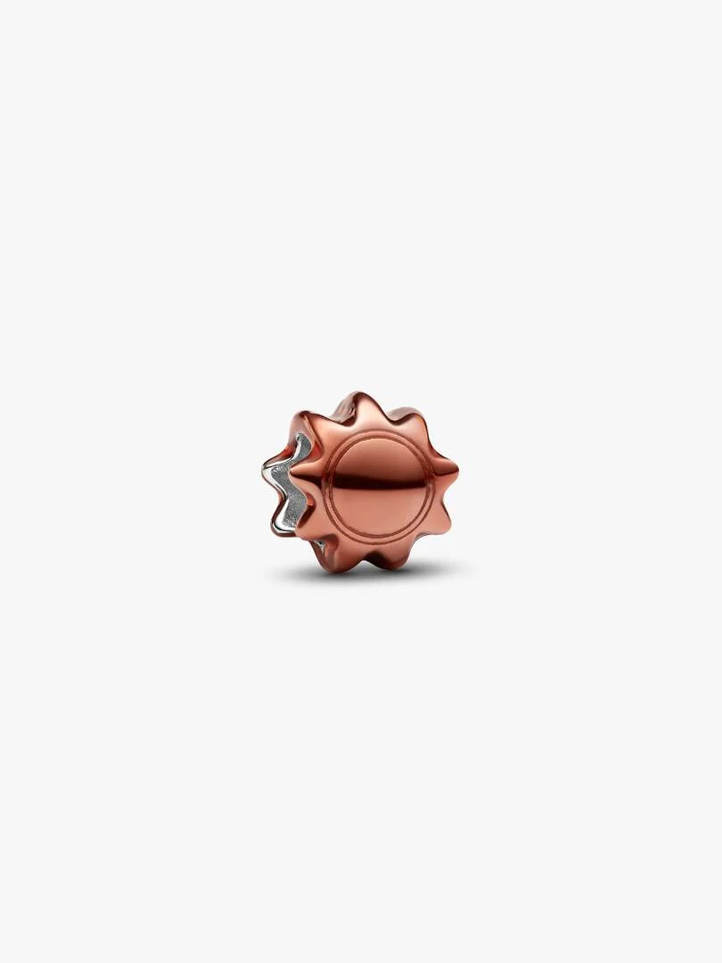 Orange Sun Mini Charm