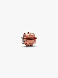 Orange Sun Mini Charm