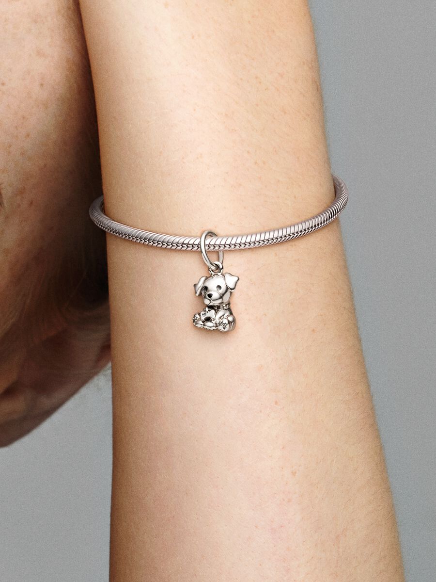 Labrador Puppy Dog Dangle Charm