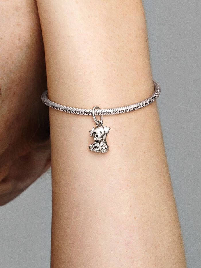 Labrador Puppy Dog Dangle Charm