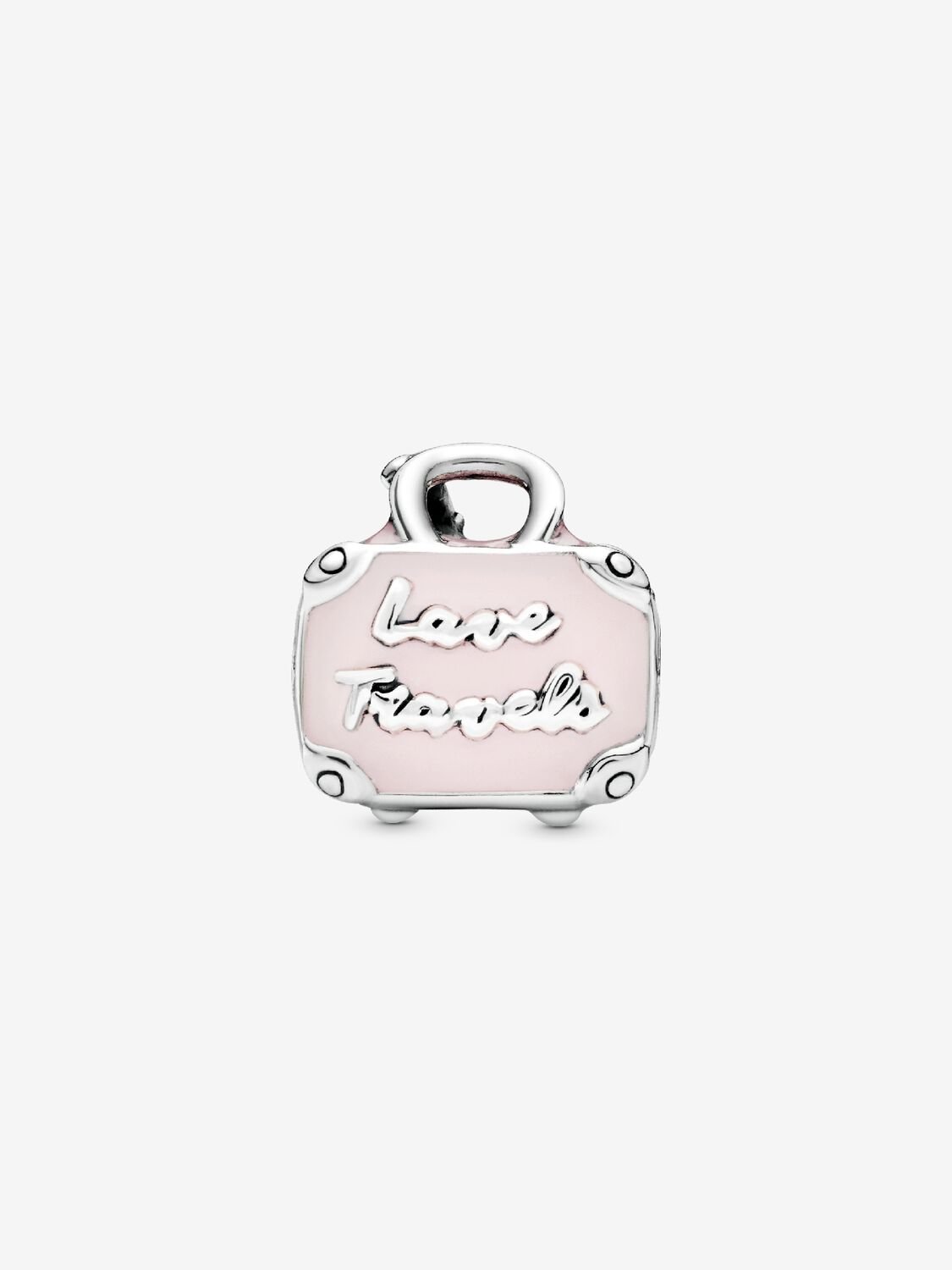 Pink Travel Bag Charm