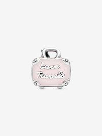 Pink Travel Bag Charm