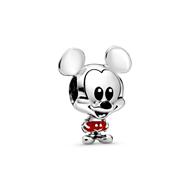 Disney Mickey sterling silver charm with red and black enamel