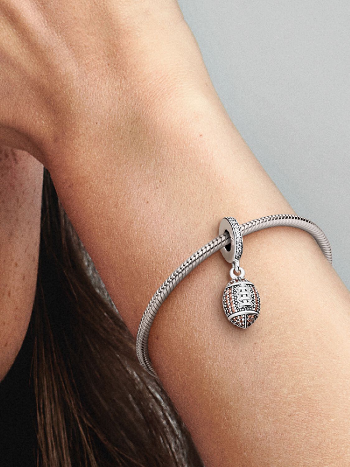 American Football Dangle Charm