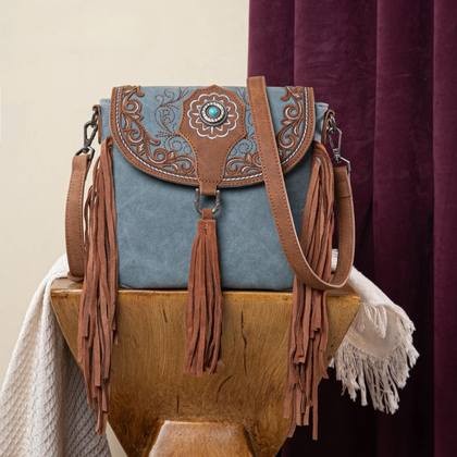 Western Fringe Saddle Bag