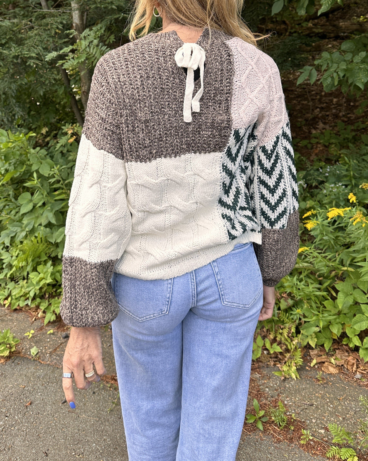 Isabela Color Block Sweater