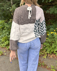 Isabela Color Block Sweater