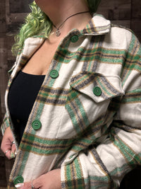 Alice Plaid Cropped Shacket