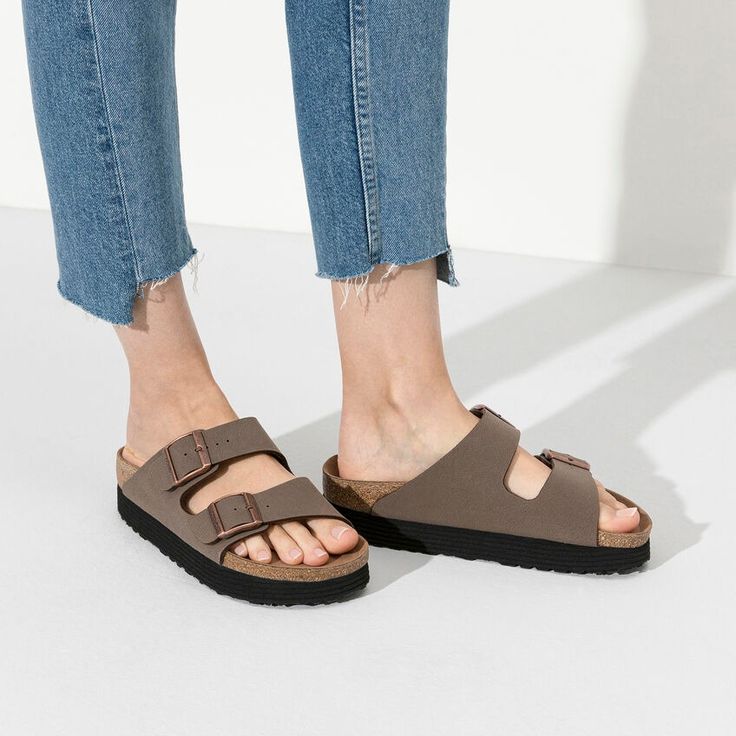 Birkenstock Arizona Flex Platform Sandals Mocha (Medium/Narrow