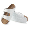 Birkenstock Arizona Soft Footbed Leather Sandals - White (Regular/Wide)