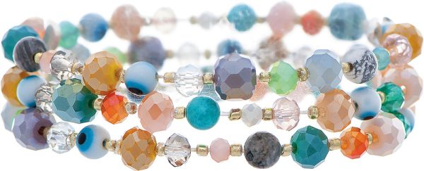 Colorful Beaded Bracelet Set