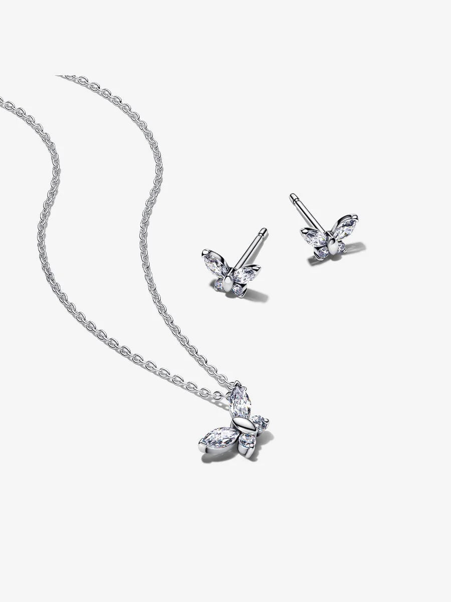Sparkling Butterfly Jewelry Gift Set