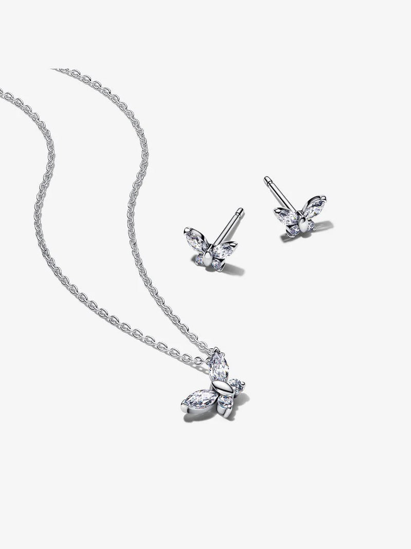 Sparkling Butterfly Jewelry Gift Set