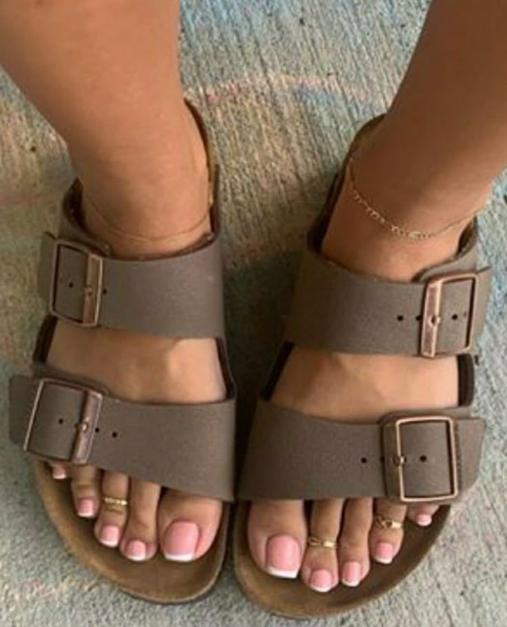 Birkenstock Arizona Birkibuc Sandals - Mocha (Regular/Wide)