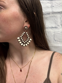 Boho Turquoise Chandelier Earings