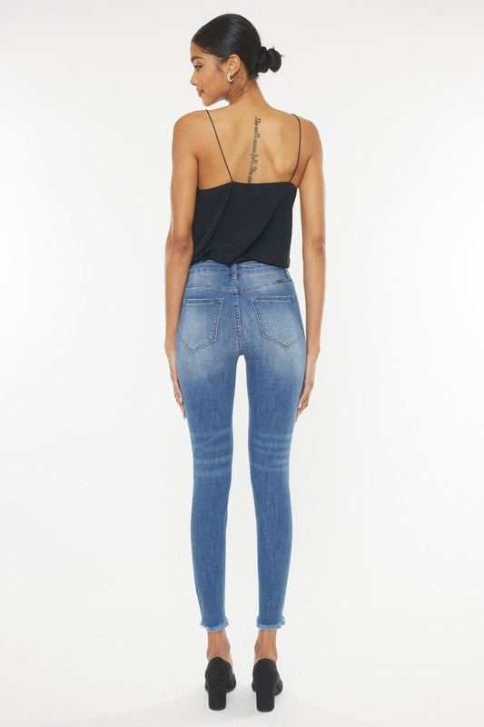 Brynn Mid Rise Super Skinny Jeans