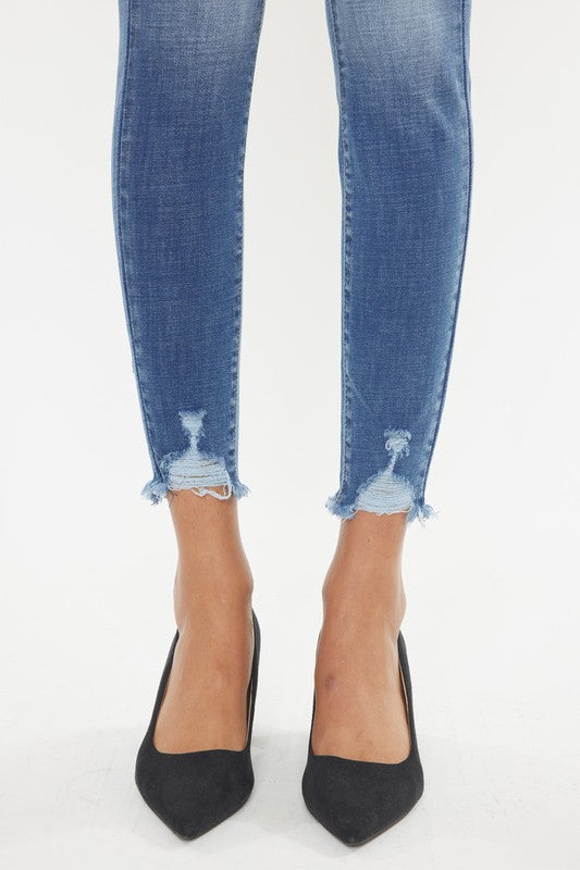 Brynn Mid Rise Super Skinny Jeans