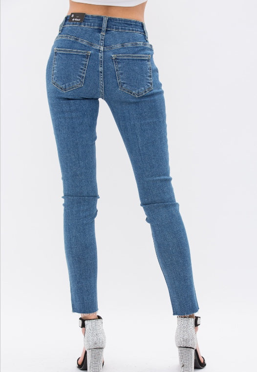 Alana Pearl Embellished Skinny Jeans