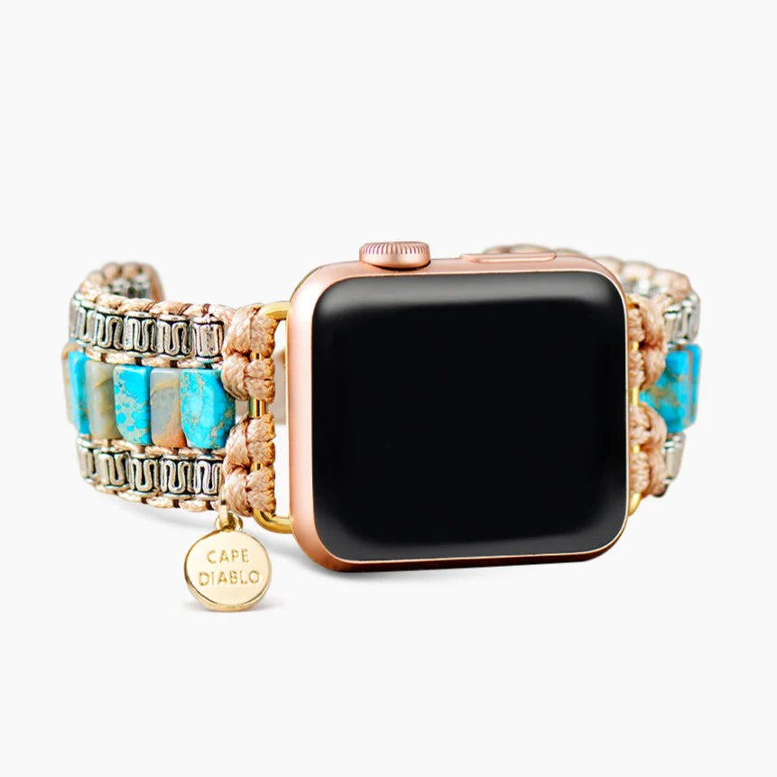 Divine Ivory Turquoise Apple Watch Strap