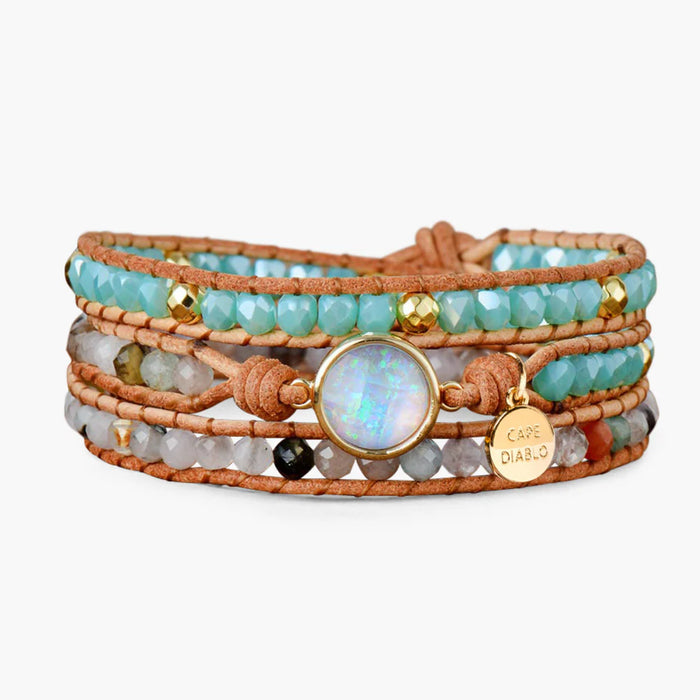 Healing Opal Protection Wrap Bracelet