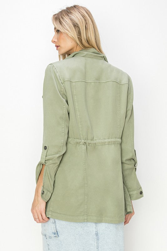 Calliope Tencel Anorak Jacket