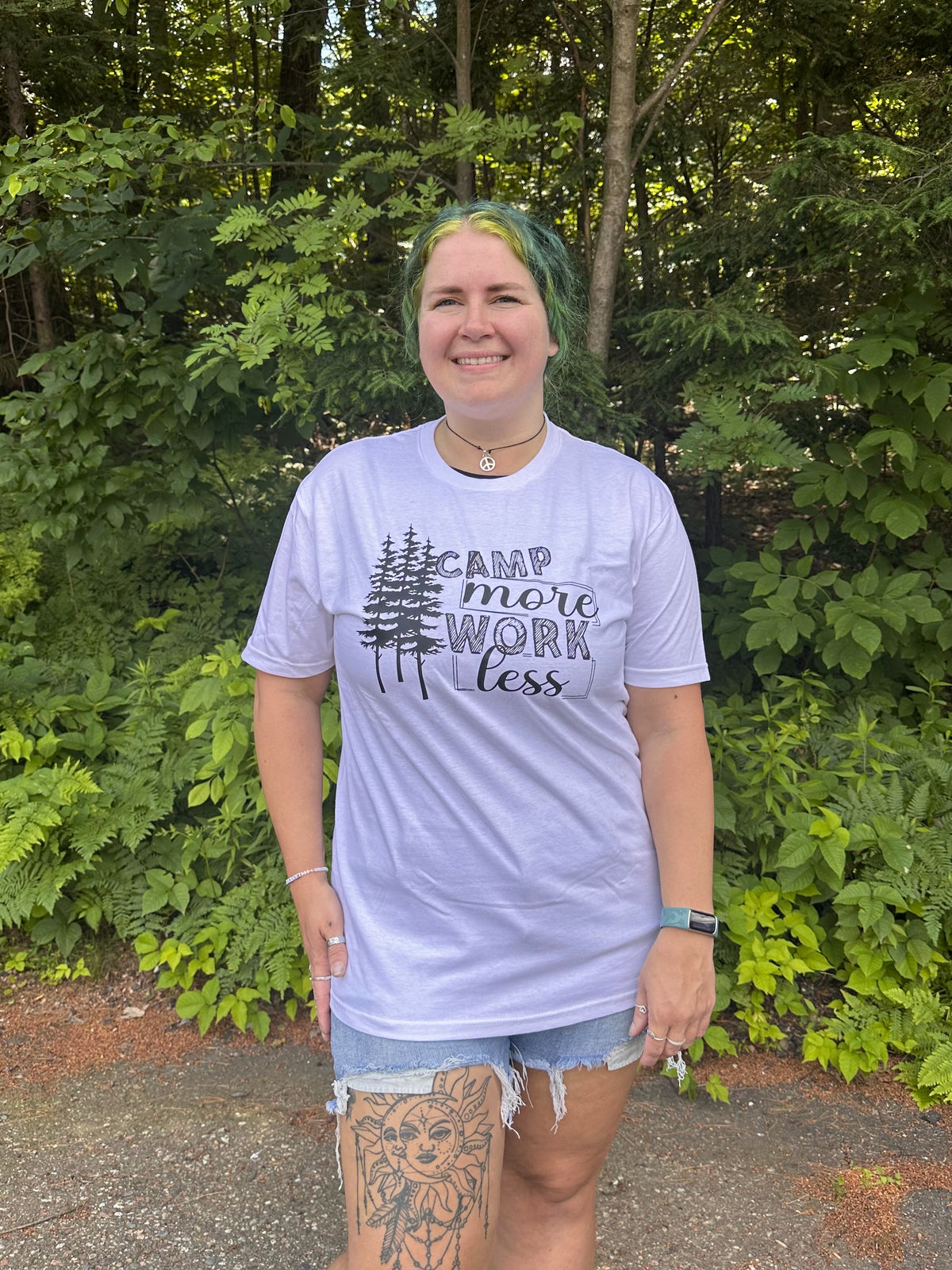 Camp More, Work Less Graphic Tee